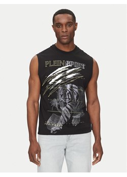 Plein Sport Tank top SAEC MTK8007 STE001N Czarny Regular Fit ze sklepu MODIVO w kategorii T-shirty męskie - zdjęcie 188412287
