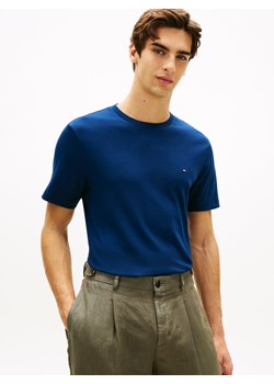 Tommy Hilfiger Koszulka męska Mężczyźni Bawełna granatowy jednolity ze sklepu vangraaf w kategorii T-shirty męskie - zdjęcie 188413418
