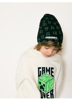 Reserved - Czapka Minecraft - czarny ze sklepu Reserved w kategorii Czapki dziecięce - zdjęcie 188413736