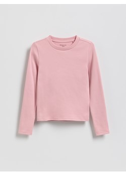 Reserved - Gładka koszulka - różowy ze sklepu Reserved w kategorii Bluzki dziewczęce - zdjęcie 188413747