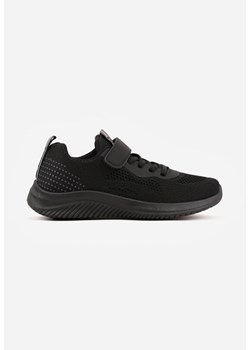 Czarne Buty Sportowe Sneakersy Ozdobione Tłoczeniem  Erasmysios ze sklepu born2be.pl w kategorii Buty sportowe dziecięce - zdjęcie 188413916