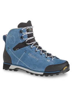 DOLOMITE Skórzane botki turystyczne "54 High Fg Evo GTX" w kolorze błękitnym ze sklepu Limango Polska w kategorii Buty trekkingowe męskie - zdjęcie 188415295