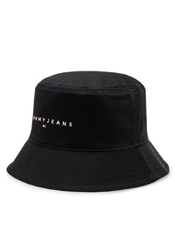 Kapelusz Tommy Jeans Tjm Linear Logo Bucket Hat AM0AM12895 Czarny ze sklepu eobuwie.pl w kategorii Kapelusze męskie - zdjęcie 188416818