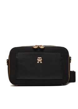 Torebka Tommy Hilfiger Distinct Camera Bag AW0AW16303 Czarny ze sklepu eobuwie.pl w kategorii Listonoszki - zdjęcie 188416878