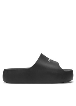 Klapki Tommy Jeans Tjw Chunky Flatform Slide EN0EN02586 Czarny ze sklepu eobuwie.pl w kategorii Klapki damskie - zdjęcie 188416925