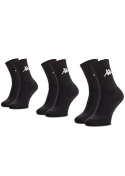 Skarpety długie Kappa 704304 Czarny ze sklepu eobuwie.pl w kategorii Skarpetki męskie - zdjęcie 188416966