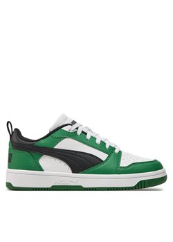 Sneakersy Puma Rebound V6 Lo Jr 39383305 Biały ze sklepu eobuwie.pl w kategorii Buty sportowe dziecięce - zdjęcie 188416969