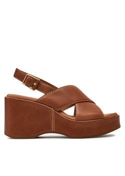 Sandały Clarks Manon Wish 26176303 Brązowy ze sklepu eobuwie.pl w kategorii Sandały damskie - zdjęcie 188417079