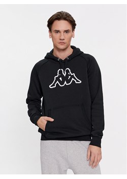 Kappa Bluza Zaiver 303WEP0 Czarny Regular Fit ze sklepu MODIVO w kategorii Bluzy męskie - zdjęcie 188418727