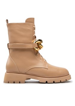 Eva Minge Trzewiki EM-44-12-001522 Beżowy ze sklepu MODIVO w kategorii Workery damskie - zdjęcie 188418748