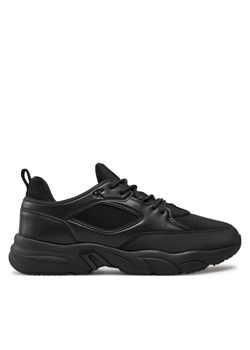 Calvin Klein Jeans Sneakersy Retro Tennis Low Laceup Mtl YM0YM00991 Czarny ze sklepu MODIVO w kategorii Buty sportowe męskie - zdjęcie 188418876