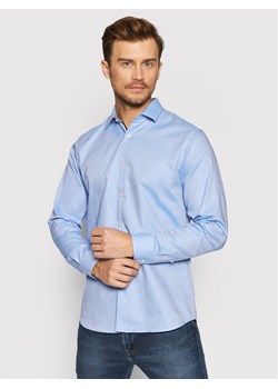 Selected Homme Koszula New Mark 16058640 Błękitny Slim Fit ze sklepu MODIVO w kategorii Koszule męskie - zdjęcie 188418917