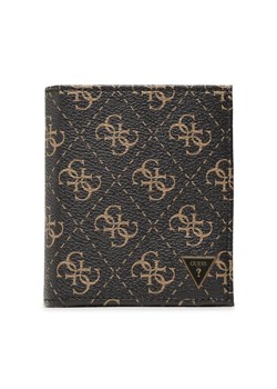 Guess Portfel Vezzola Smart Slg SMEVZL LEA22 Brązowy ze sklepu MODIVO w kategorii Portfele męskie - zdjęcie 188418939