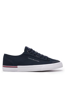 Tommy Hilfiger Tenisówki Corporate Vulc Canvas FM0FM04954 Granatowy ze sklepu MODIVO w kategorii Trampki męskie - zdjęcie 188418967