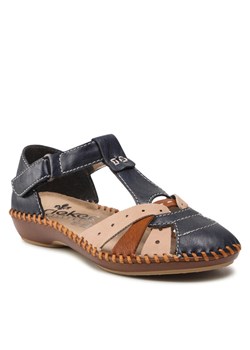 Rieker Sandały M1655-14 Granatowy ze sklepu MODIVO w kategorii Sandały damskie - zdjęcie 188418976