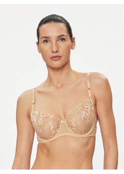 Guess Biustonosz z fiszbiną Giselle O4RC00 KC190 Beżowy ze sklepu MODIVO w kategorii Biustonosze - zdjęcie 188419005