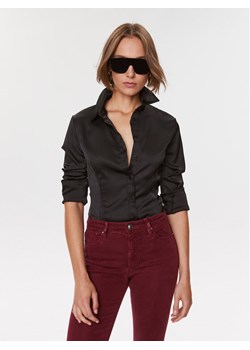 Guess Koszula Fernanda W3BH66 WFQC2 Czarny Slim Fit ze sklepu MODIVO w kategorii Koszule damskie - zdjęcie 188419038