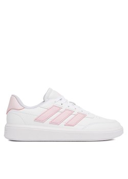 adidas Sneakersy Courtblock IF6466 Biały ze sklepu MODIVO w kategorii Buty sportowe damskie - zdjęcie 188419067