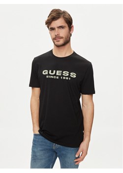 Guess T-Shirt M4GI61 J1314 Czarny Slim Fit ze sklepu MODIVO w kategorii T-shirty męskie - zdjęcie 188419077