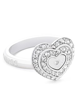 Guess Pierścionek JUBR04 034JW Srebrne rodowanie ze sklepu MODIVO w kategorii Pierścionki - zdjęcie 188419089