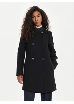 Morgan Płaszcz wełniany 242-GSUZI Czarny Slim Fit ze sklepu MODIVO w kategorii Płaszcze damskie - zdjęcie 188419098