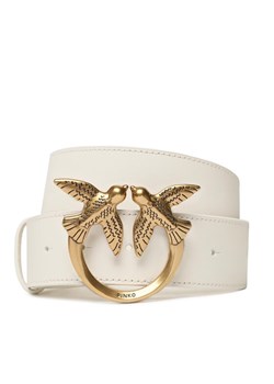 Pinko Pasek Damski Love Berry H4 Belt PE 23 PLT01 100120 A0F1 Biały ze sklepu MODIVO w kategorii Paski damskie - zdjęcie 188419207