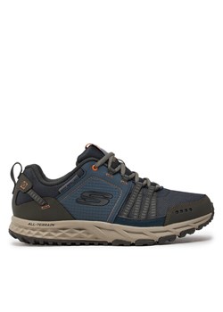 Skechers Trekkingi Escape Plan 51591/NVOR Granatowy ze sklepu MODIVO w kategorii Buty trekkingowe męskie - zdjęcie 188419266