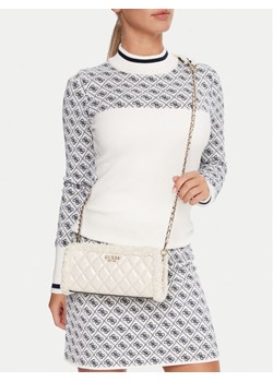 Guess Torebka Cristi Mini HWTG81 39720 Écru ze sklepu MODIVO w kategorii Kopertówki - zdjęcie 188419285