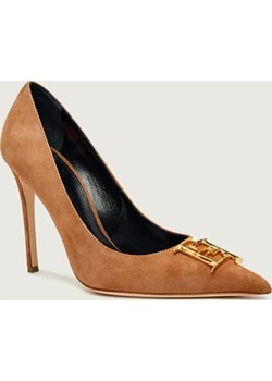 Elisabetta Franchi Szpilki | zamsz ze sklepu Gomez Fashion Store w kategorii Czółenka - zdjęcie 188422655