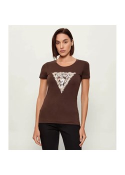 GUESS T-shirt LEO | Slim Fit ze sklepu Gomez Fashion Store w kategorii Bluzki damskie - zdjęcie 188422688