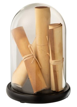 J Line Figurka dekoracyjna w kolorze beżowym - wys. 26 x Ø 18 cm ze sklepu Limango Polska w kategorii Dekoracje - zdjęcie 188423906