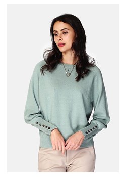 ASSUILI Sweter w kolorze turkusowym ze sklepu Limango Polska w kategorii Swetry damskie - zdjęcie 188424166