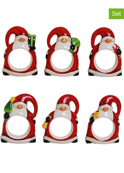 Trendy Kitchen by EXCÉLSA Serwetniki (6 szt.) w kolorze czerwono-białym ze sklepu Limango Polska w kategorii Akcesoria kuchenne - zdjęcie 188424419