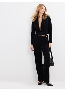 Mohito - Spodnie wide leg - czarny ze sklepu Mohito w kategorii Spodnie damskie - zdjęcie 188425038