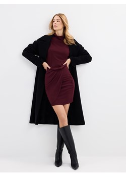 Mohito - Dzianinowa sukienka mini - kasztanowy ze sklepu Mohito w kategorii Sukienki - zdjęcie 188425076