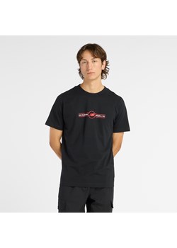 Koszulka męska New Balance MT6148SVBK – czarna ze sklepu New Balance Poland w kategorii T-shirty męskie - zdjęcie 188425169