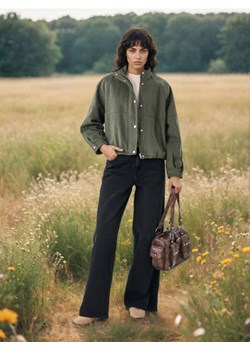 Sinsay - Jeansy wide leg z efektem sprania - czarny ze sklepu Sinsay w kategorii Jeansy damskie - zdjęcie 188426009