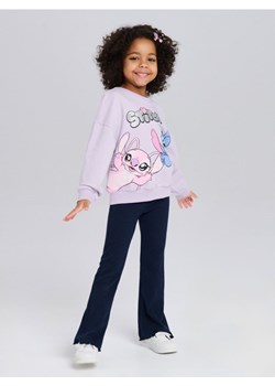 Sinsay - Komplet: bluza i spodnie z nadrukiem Lilo & Stitch - fioletowy ze sklepu Sinsay w kategorii Komplety dziewczęce - zdjęcie 188426026