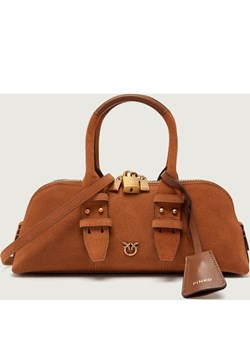 Pinko Kuferek BOWLING | zamsz ze sklepu Gomez Fashion Store w kategorii Kuferki - zdjęcie 188426235