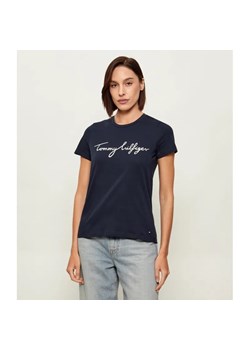 Tommy Hilfiger T-shirt | Regular Fit ze sklepu Gomez Fashion Store w kategorii Bluzki damskie - zdjęcie 188426266