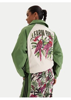 adidas Bluza Farm Rio Premium KD4611 Zielony Oversize ze sklepu MODIVO w kategorii Bluzy damskie - zdjęcie 188427749