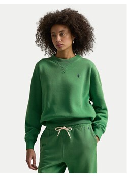 Polo Ralph Lauren Bluza 211971697502 Zielony Relaxed Fit ze sklepu MODIVO w kategorii Bluzy damskie - zdjęcie 188427756