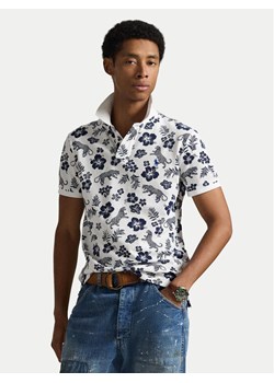 Polo Ralph Lauren Polo 710B13541001 Biały Slim Fit ze sklepu MODIVO w kategorii T-shirty męskie - zdjęcie 188427806