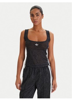 adidas Top KD2838 Czarny Slim Fit ze sklepu MODIVO w kategorii Bluzki damskie - zdjęcie 188427846