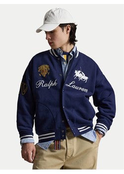 Polo Ralph Lauren Bluza 710B14220001 Granatowy Relaxed Fit ze sklepu MODIVO w kategorii Bluzy męskie - zdjęcie 188427847