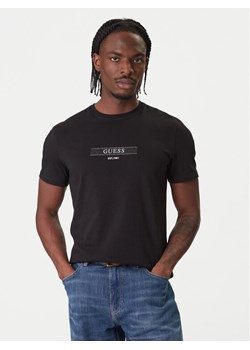 Guess T-Shirt M6RI17 J1314 Czarny Slim Fit ze sklepu MODIVO w kategorii T-shirty męskie - zdjęcie 188427855