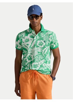 Polo Ralph Lauren Polo 710B13529001 Zielony Slim Fit ze sklepu MODIVO w kategorii T-shirty męskie - zdjęcie 188427867