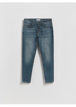 Reserved - Jeansy skinny z efektem sprania - indigo jeans ze sklepu Reserved w kategorii Jeansy męskie - zdjęcie 188428468