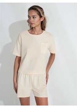 Sinsay - Piżama dwuczęściowa - kremowy ze sklepu Sinsay w kategorii Piżamy damskie - zdjęcie 188428496