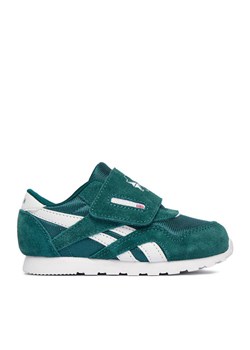 Sneakersy Reebok EO-CL NYLON 100257015 Zielony ze sklepu eobuwie.pl w kategorii Buty sportowe dziecięce - zdjęcie 188428545